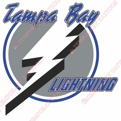 Tampa Bay Lightning Customize Temporary Tattoos Stickers NO.337